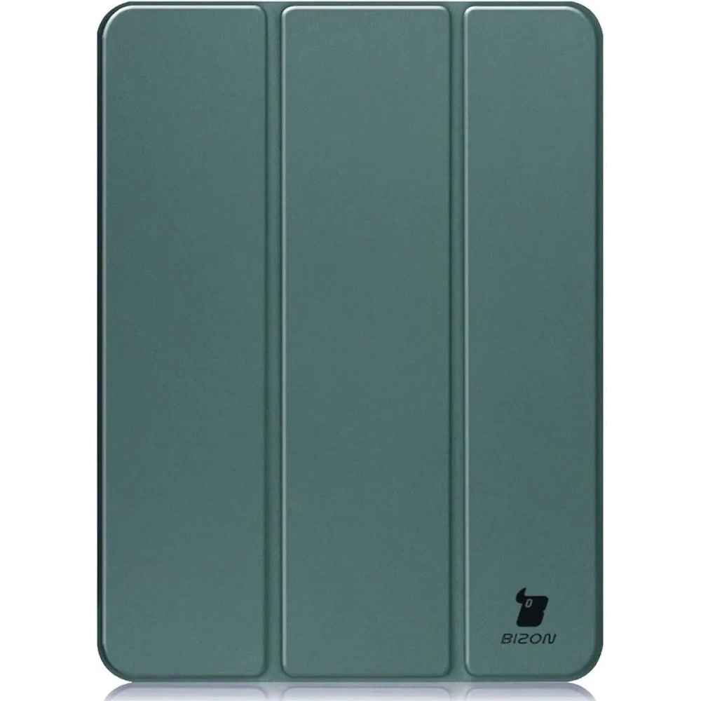 Etui Bizon Case Tab Clear Matt do iPad Air 13" 2024 ciemnozielone