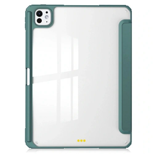 Kup Etui Bizon Case Tab Clear Matt pro iPad Pro 13" 7. generace 2024 tmavě zelené - BIZ5237 - {ean13} - Sklep Home Screen