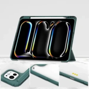 Kup Etui Bizon Case Tab Clear Matt do iPad Pro 13" 7 gen. 2024 ciemnozielone - BIZ5237 - {ean13} - Sklep Home Screen