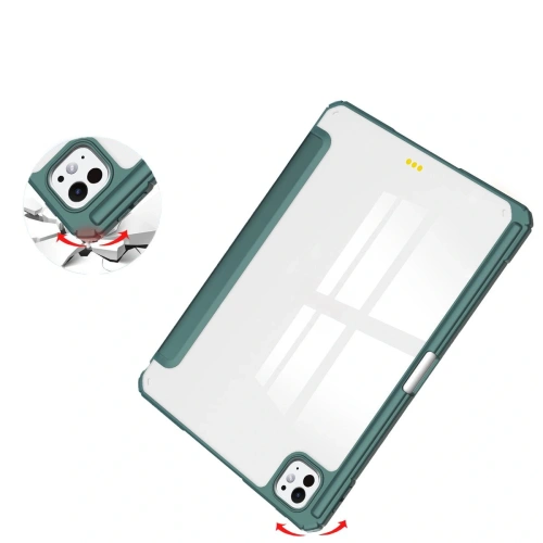 Kup Etui Bizon Case Tab Clear Matt pro iPad Pro 13" 7. generace 2024 tmavě zelené - BIZ5237 - {ean13} - Sklep Home Screen