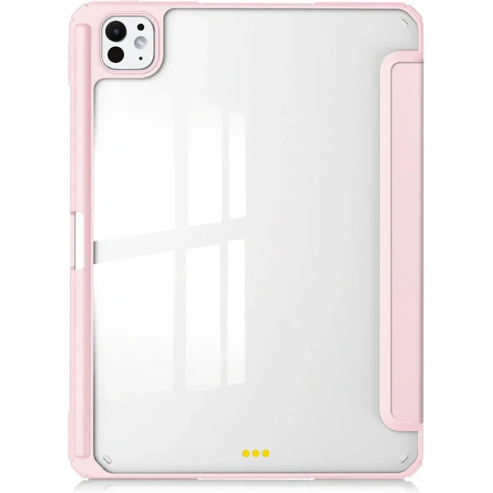 Etui Bizon Case Tab Clear Matt do iPad Pro 13" 7 gen. 2024 różowe