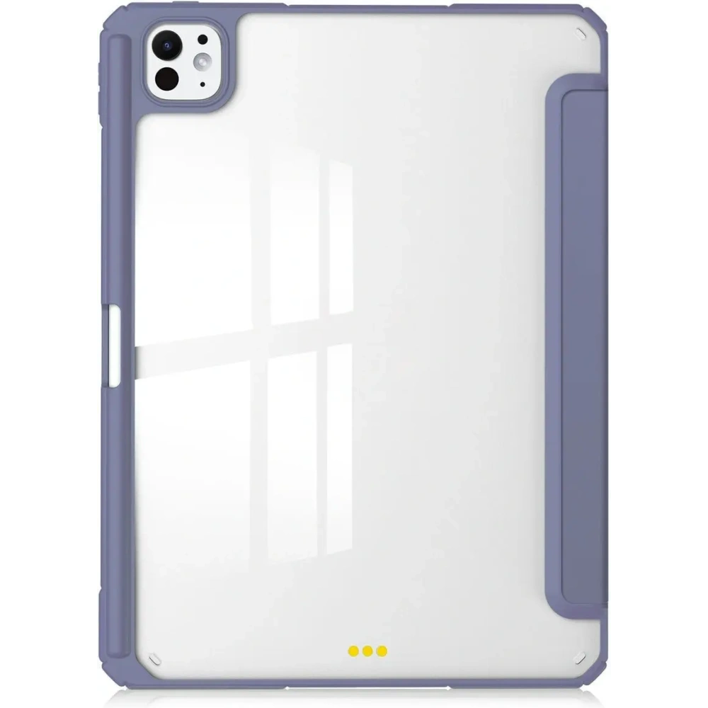 Etui Bizon Case Tab Clear Matt do iPad Pro 13" 7 gen. 2024 lawendowe