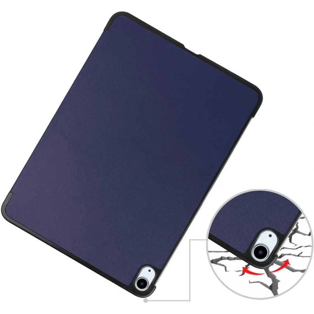 Etui Bizon Case Tab Croc do iPad Air 13" M2 2024 granatowe