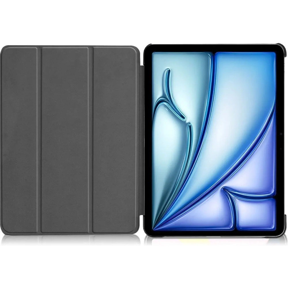 Etui Bizon Case Tab Croc do iPad Air 13" M2 2024 granatowe