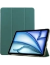 Bizon Case Tab Croc Apple iPad Air 13" M2 2024 dunkelgrün