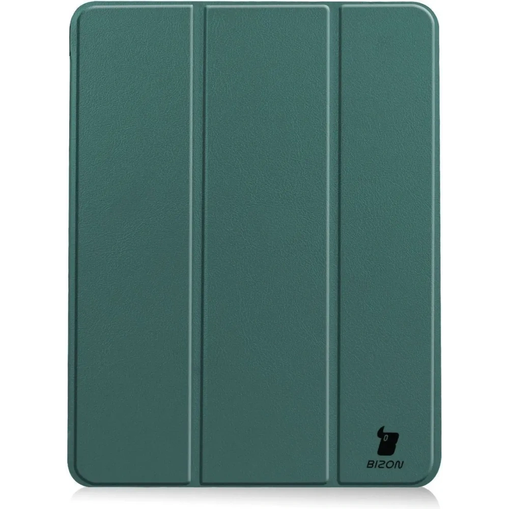 Etui Bizon Case Tab Croc do iPad Air 13" M2 2024 ciemnozielone