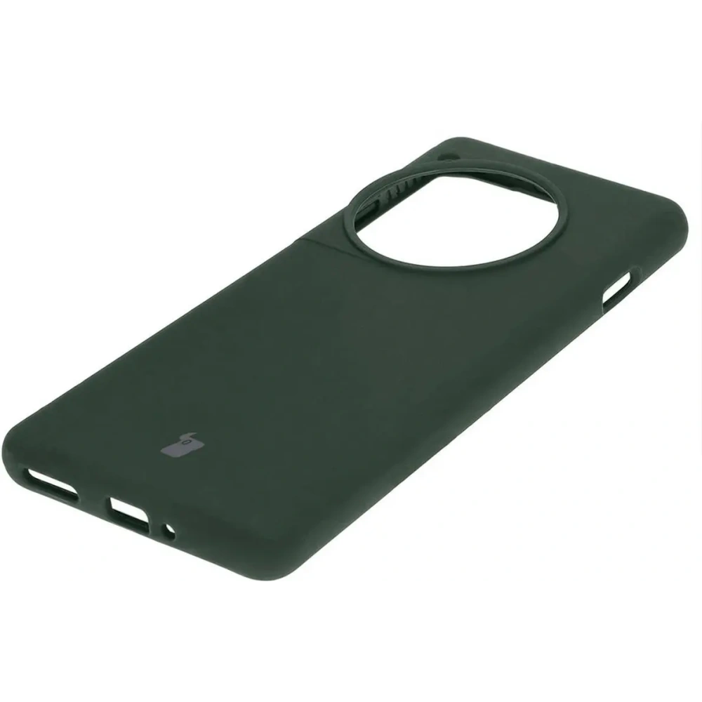 Silikonowe etui Bizon Soft Case do OnePlus 12 ciemnozielone