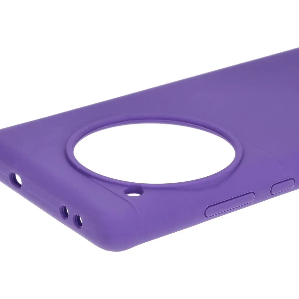 Silikonowe etui Bizon Soft Case do OnePlus 12 fioletowe