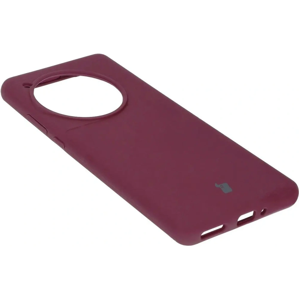 Silikonowe etui Bizon Soft Case do OnePlus 12 ciemnofioletowe