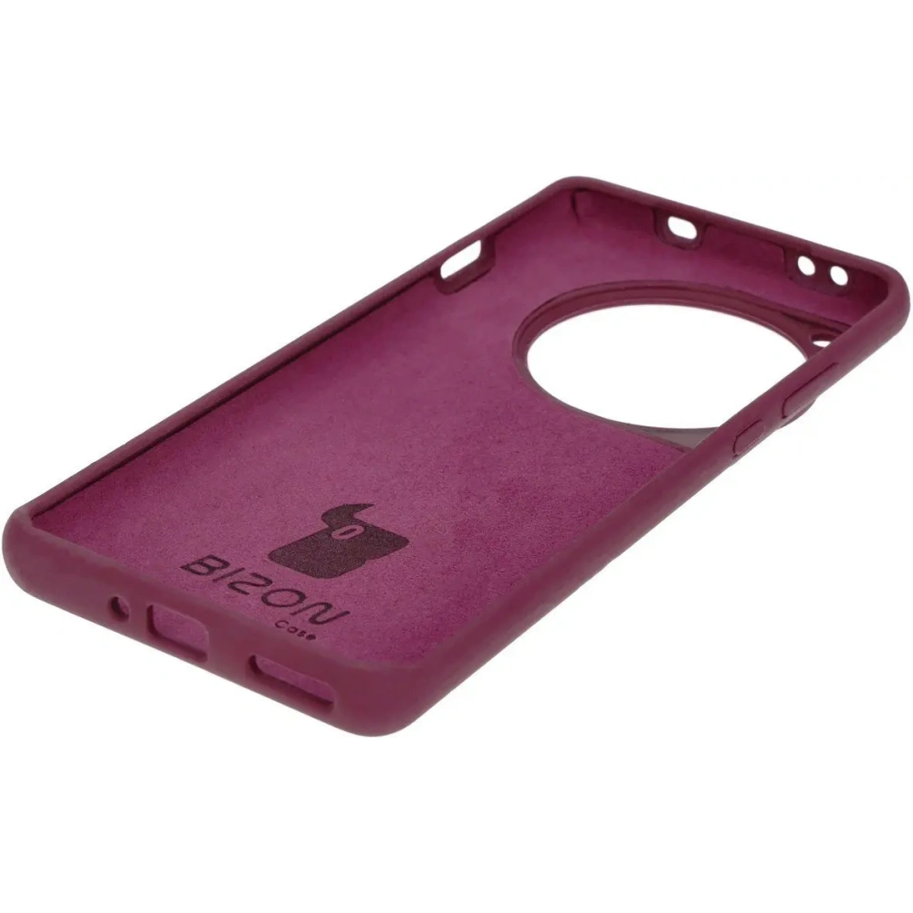 Silikonowe etui Bizon Soft Case do OnePlus 12 ciemnofioletowe