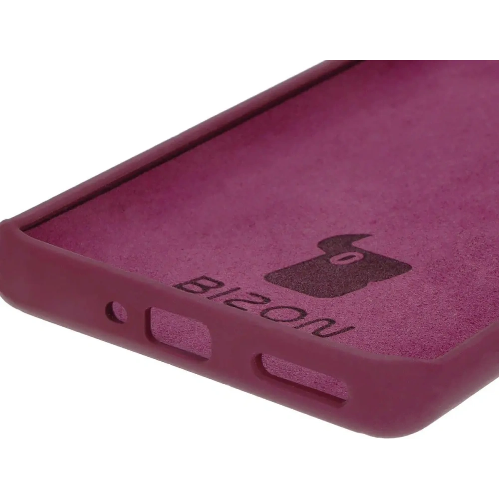 Silikonowe etui Bizon Soft Case do OnePlus 12 ciemnofioletowe