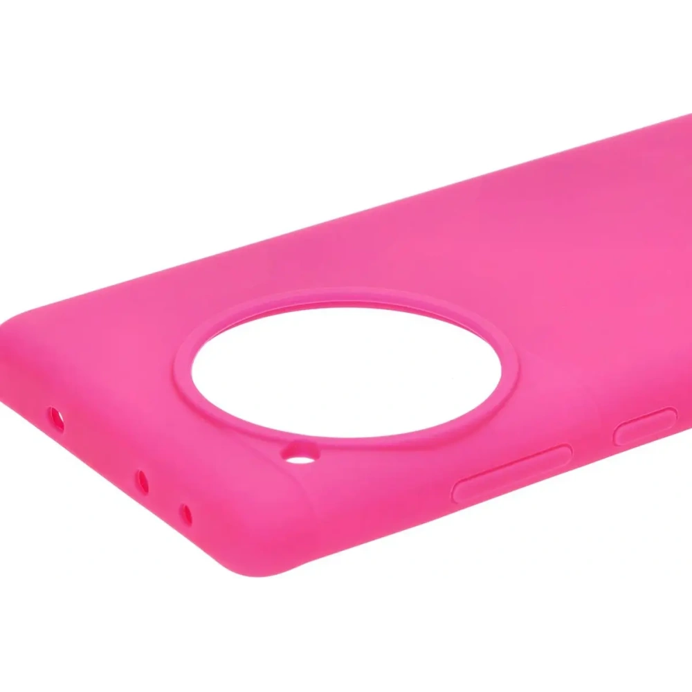 Silikonowe etui Bizon Soft Case do OnePlus 12R neonowo-różowe