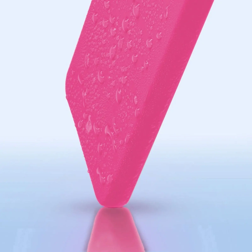 Silikonowe etui Bizon Soft Case do OnePlus 12R neonowo-różowe