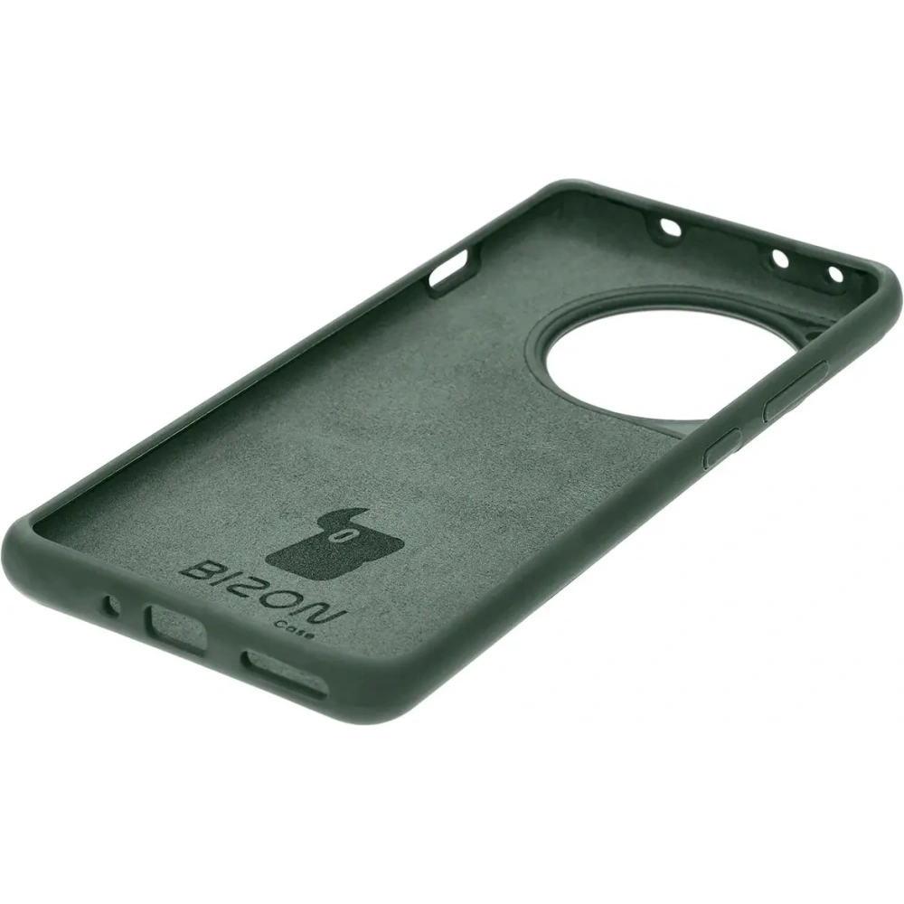 Silikonowe etui Bizon Soft Case do OnePlus 12R ciemnozielone