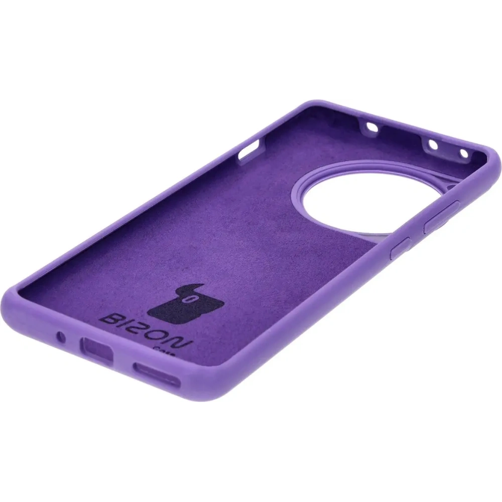 Silikonowe etui Bizon Soft Case do OnePlus 12R fioletowe