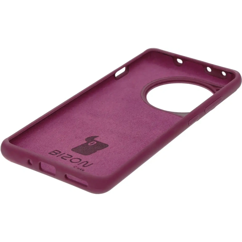 Silikonowe etui Bizon Soft Case do OnePlus 12R ciemnofioletowe