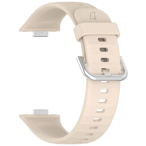 Kup Bizon Strap Uhr Silikon Pro Huawei Uhr Fit 3 beige - BIZ5291 - {ean13} - Sklep Home Screen