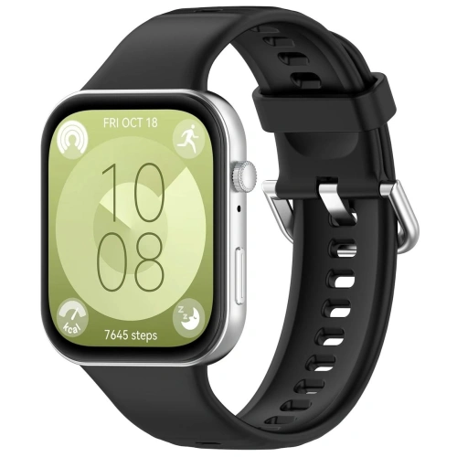 Kup Pasek Bizon Strap Watch Silicone Pro do Huawei Watch Fit 3 černý - BIZ5294 - {ean13} - Sklep Home Screen