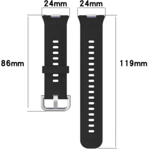 Kup Bizon Strap Uhr Silikon Pro Huawei Watch Fit 3 schwarz - BIZ5294 - {ean13} - Sklep Home Screen