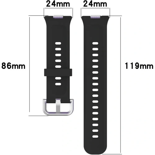 Kup Pasek Bizon Strap Watch Silicone Pro do Huawei Watch Fit 3 černý - BIZ5294 - {ean13} - Sklep Home Screen