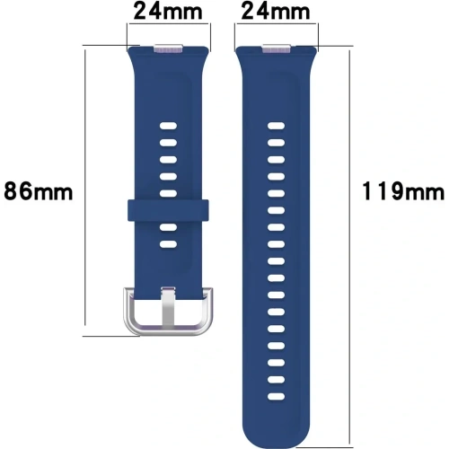 Kup Bizon Strap Óra Szilikon Pro Huawei Watch Fit 3 sötétkék - BIZ5298 - {ean13} - Sklep Home Screen