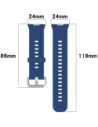 Kup Bizon Strap Óra Szilikon Pro Huawei Watch Fit 3 sötétkék - BIZ5298 - {ean13} - Sklep Home Screen