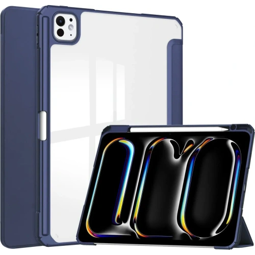 Kup Bizon Case Tab Clear Matt Apple iPad Pro 13" 7. Generation 2024 navy blau - BIZ5768 - {ean13} - Sklep Home Screen