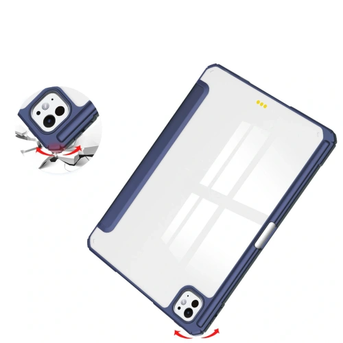 Kup Bizon Case Tab Clear Matt Apple iPad Pro 13" 7. Generation 2024 navy blau - BIZ5768 - {ean13} - Sklep Home Screen