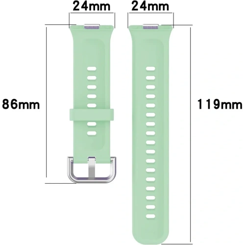 Kup Bizon Strap Óra Szilikon Pro Huawei Watch Fit 3 világos zöld - BIZ5769 - {ean13} - Sklep Home Screen