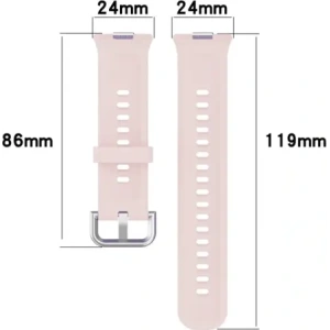 Kup Bizon Strap Óra Szilikon Pro Huawei Watch Fit 3 világos rózsaszín - BIZ5312 - {ean13} - Sklep Home Screen