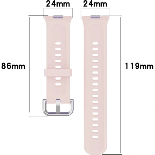 Kup Pasek Bizon Strap Watch Silicone Pro do Huawei Watch Fit 3 jasnoróżowy - BIZ5312 - {ean13} - Sklep Home Screen