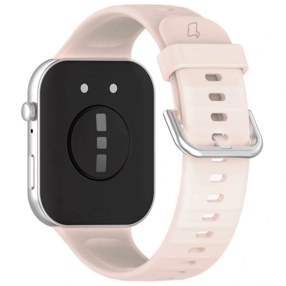 Pasek Bizon Strap Watch Silicone Pro do Huawei Watch Fit 3 jasnoróżowy