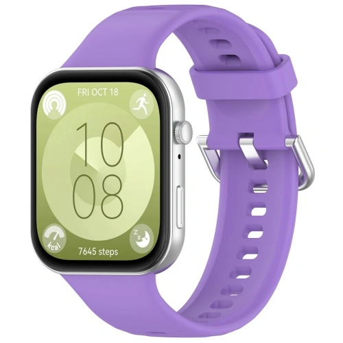 Buy Bizon Strap Watch Silicone Pro Huawei Watch Fit 3 purple - BIZ5314 - {ean13} - Home Screen Store Europe