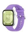 Pasek Bizon Strap Watch Silicone Pro do Huawei Watch Fit 3 fialový