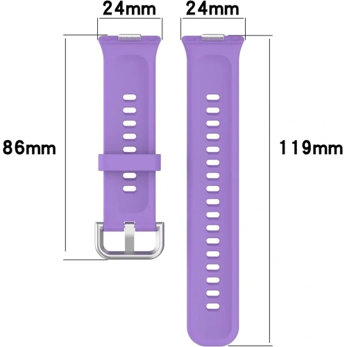 Buy Bizon Strap Watch Silicone Pro Huawei Watch Fit 3 purple - BIZ5314 - {ean13} - Home Screen Store Europe