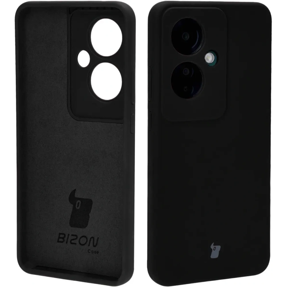Silikonowe etui Bizon Soft Case do Oppo Reno11 F 5G czarne