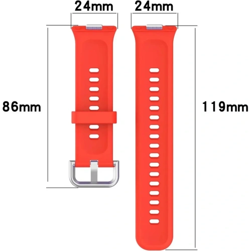 Kup Bizon Strap Óra Szilikon Pro Huawei Watch Fit 3 piros - BIZ5775 - {ean13} - Sklep Home Screen