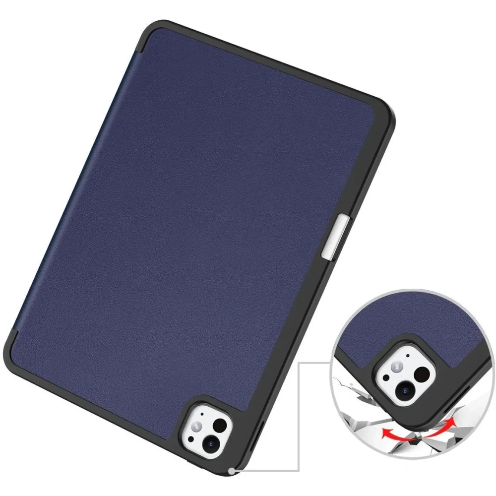 Etui Bizon Case Tab Lizard do iPad Pro 11" 5 gen. 2024 granatowe