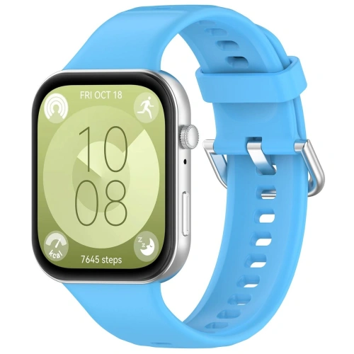 Buy Bizon Strap Watch Silicone Pro Huawei Watch Fit 3 blue - BIZ5777 - {ean13} - Home Screen Store Europe