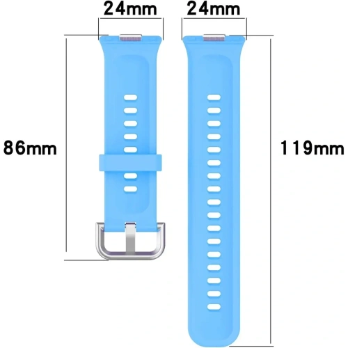 Buy Bizon Strap Watch Silicone Pro Huawei Watch Fit 3 blue - BIZ5777 - {ean13} - Home Screen Store Europe
