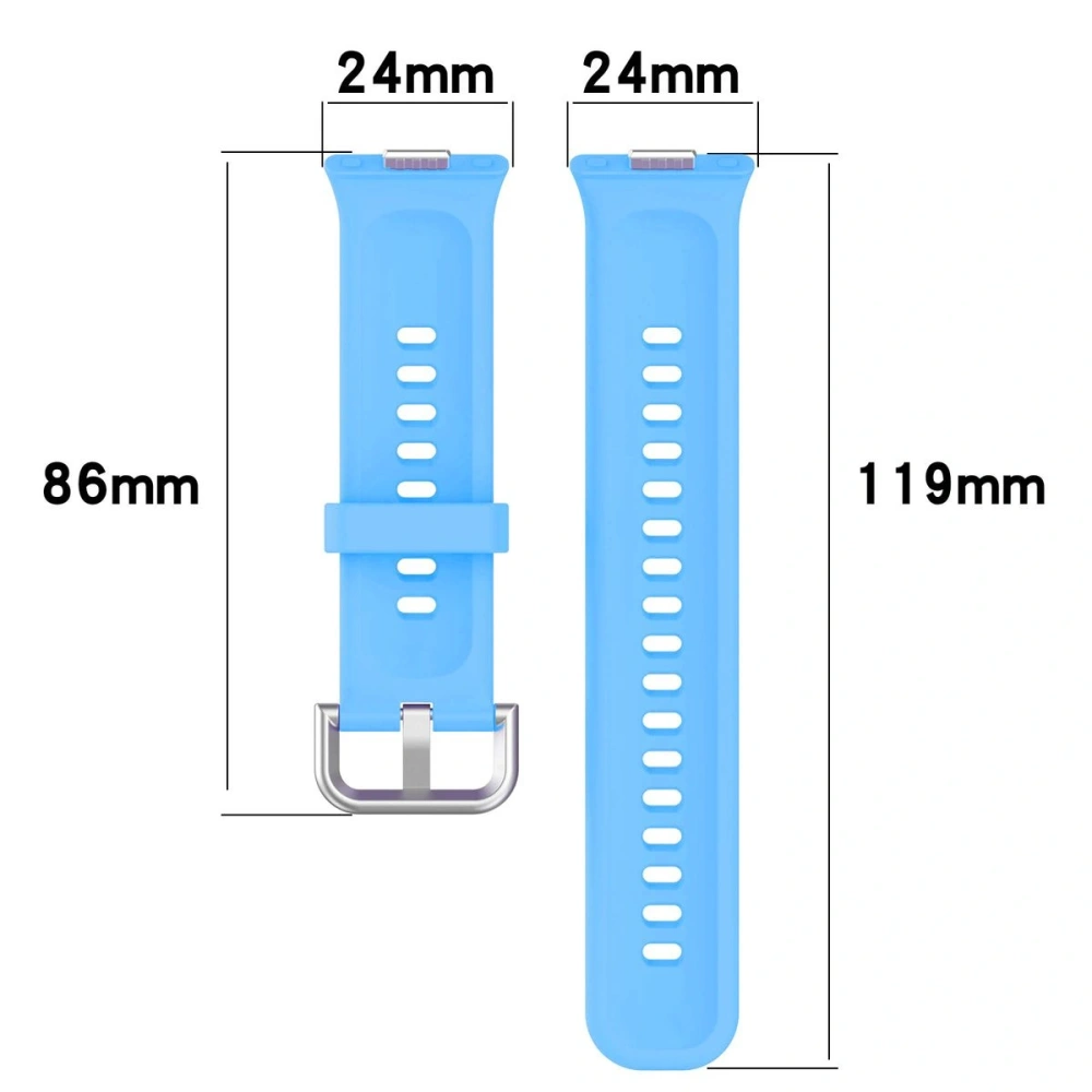 Pasek Bizon Strap Watch Silicone Pro do Huawei Watch Fit 3 błękitny