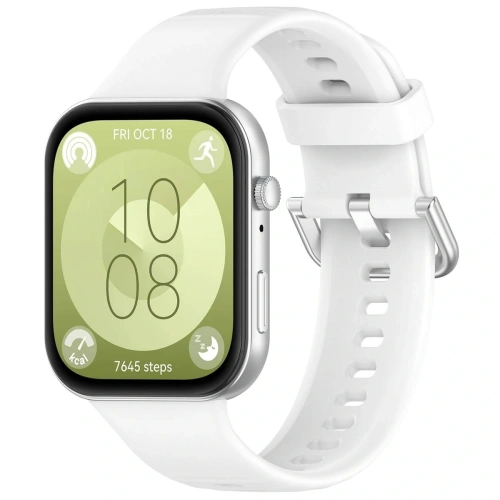 Kup Bizon Strap Uhr Silikon Pro Huawei Watch Fit 3 weiß - BIZ5778 - {ean13} - Sklep Home Screen