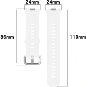 Kup Pasek Bizon Strap Watch Silicone Pro do Huawei Watch Fit 3 biały - BIZ5778 - {ean13} - Sklep Home Screen