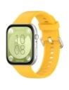 Pasek Bizon Strap Watch Silicone Pro do Huawei Watch Fit 3 żółty