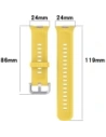 Kup Pasek Bizon Strap Watch Silicone Pro do Huawei Watch Fit 3 żółty - BIZ5779 - {ean13} - Sklep Home Screen