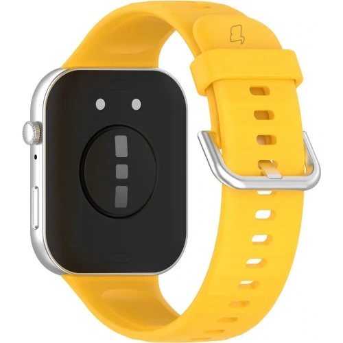 Kup Bizon Strap Óra Szilikon Pro Huawei Watch Fit 3 sárga - BIZ5779 - {ean13} - Sklep Home Screen