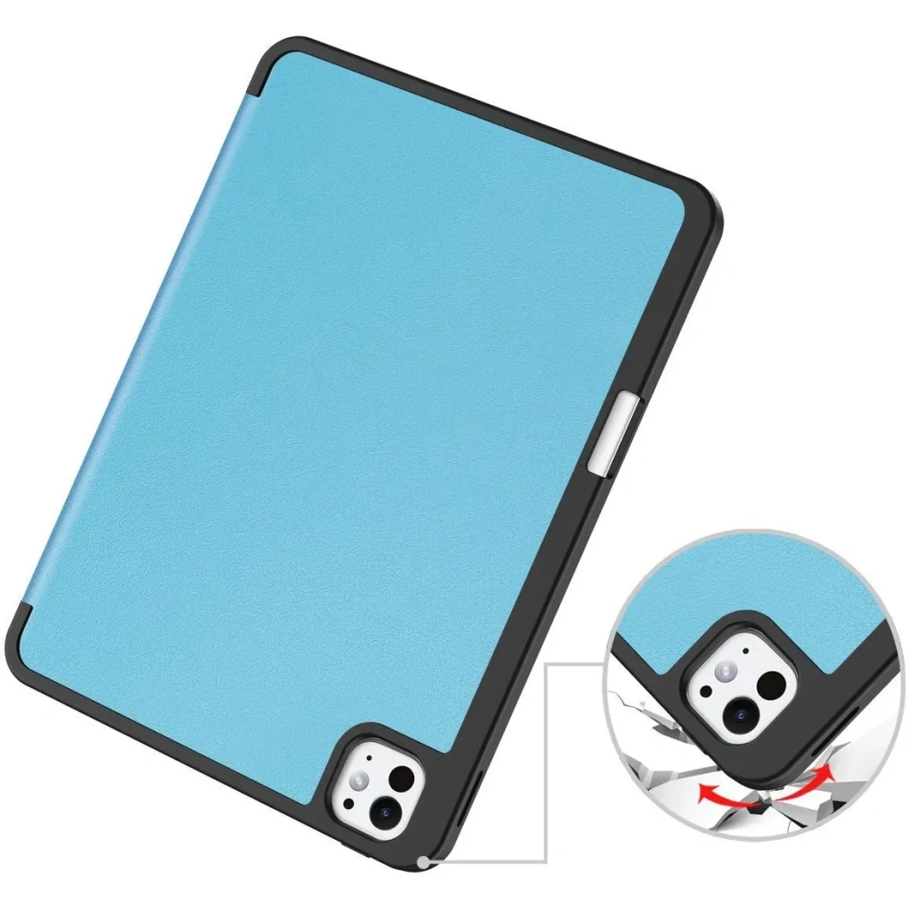 Etui Bizon Case Tab Lizard do iPad Pro 11" 5 gen. 2024 błękitne