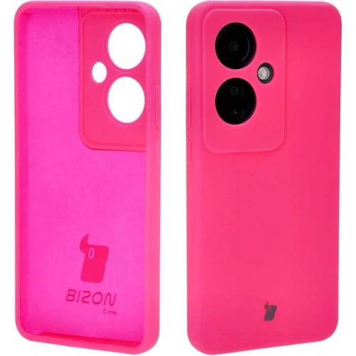 Kup Silikonowe etui Bizon Soft Case do Oppo Reno11 F 5G neonowo-różowe - BIZ5781 - {ean13} - Sklep Home Screen