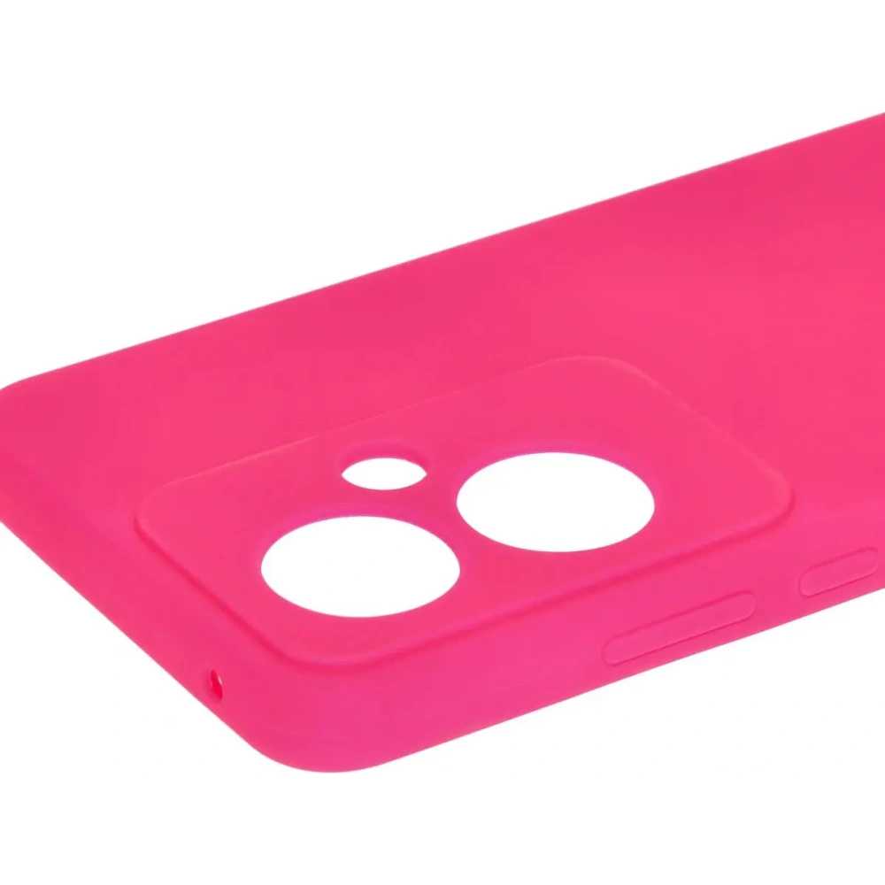 Silikonowe etui Bizon Soft Case do Oppo Reno11 F 5G neonowo-różowe