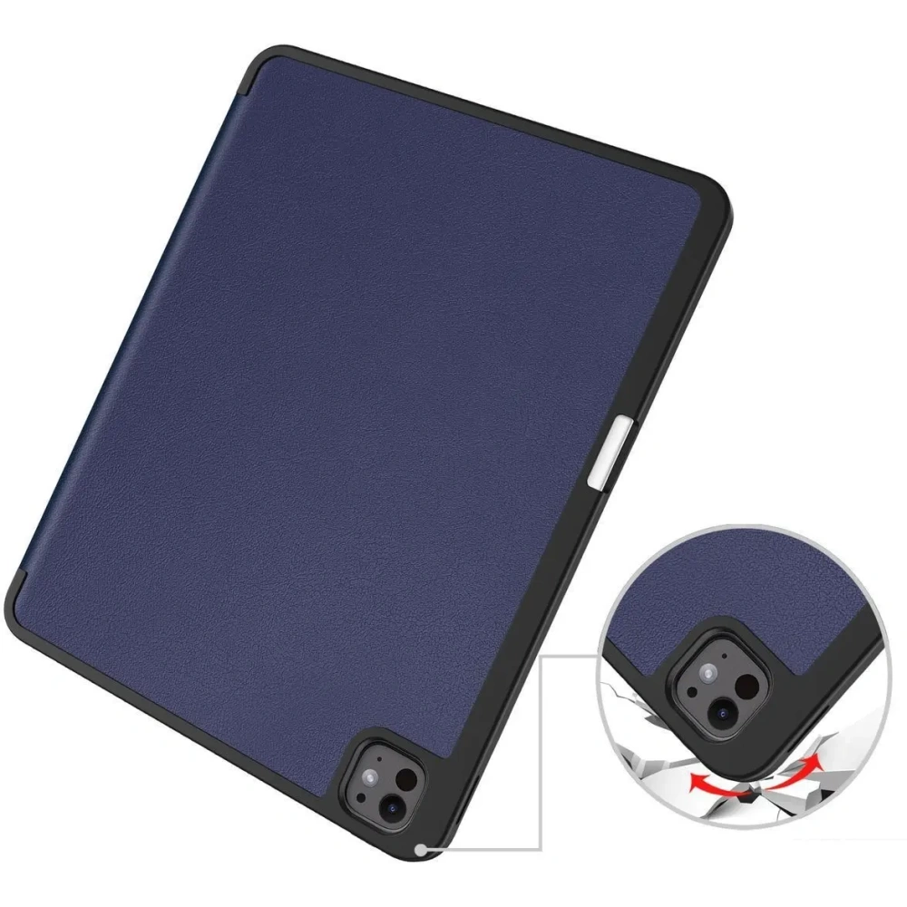 Etui Bizon Case Tab Lizard do iPad Pro 13" 7 gen. 2024 granatowe